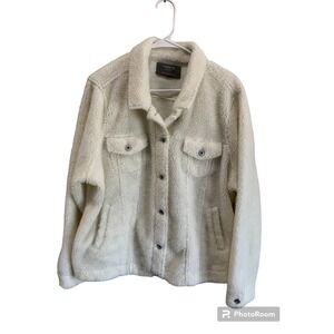 Torrid Sherpa White Jacket Size 3(3x)